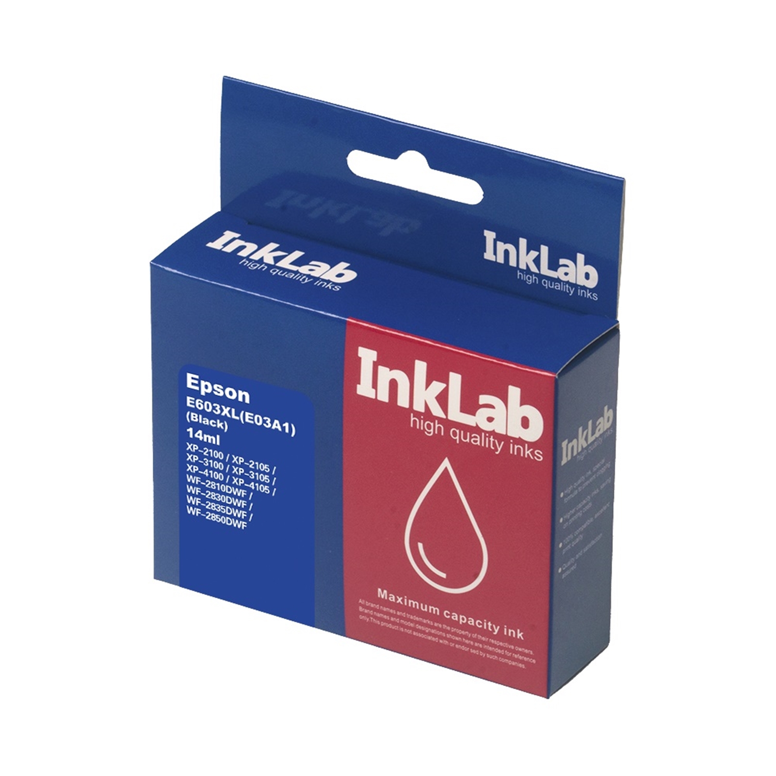 InkLab 603XL Epson Compatible Black Replacement Ink - Image 3
