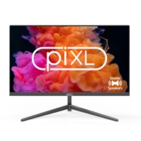 piXL PXD24VH 24 Inch Full HD 60Hz Widescreen Monitor with 1920 x 1080 Resolution, 6.5ms Response Time, Speakers, VGA & HDMI with Internal PSU