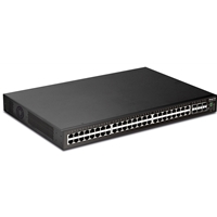 Draytek VSP2542X-K 54 Port switch with 48 PoE+ RJ-45 LAN ports, 6 10Gbpe SFP+, 400W PoE budget, and L2+ management, 2 Year Warranty - Image 8