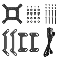 DeepCool LM240 Liquid CPU Cooler with 2.4" IPS Display, 240mm AIO, Dual 120mm ARGB Fans, Anti-Leak Technology, PWM Pump, Intel LGA 1851/1700 & AMD AM5 Compatible, Black - Image 7