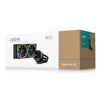 DeepCool LM240 Liquid CPU Cooler with 2.4" IPS Display, 240mm AIO, Dual 120mm ARGB Fans, Anti-Leak Technology, PWM Pump, Intel LGA 1851/1700 & AMD AM5 Compatible, Black - Image 8