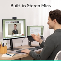 Logitech C920S HD Pro Webcam, Full HD 1080p/30fps Video Calling, Clear Stereo Audio, HD Light Correction, Privacy Shutter, Streaming, Works With Skype,Zoom,FaceTime - Black - Image 8