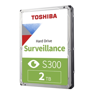 Toshiba S300 HDWT720UZSVA 2TB SATA III 3.5" 5400RPM Surveillance Internal Hard Drive - Image 2