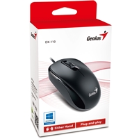 Genius DX-110 Wired PS2 Plug and Play Mouse, 1000 DPI Optical Tracking, 3 Button with Scroll Wheel, Ambidextrous Design with 1.5m Cable, Black - Image 7