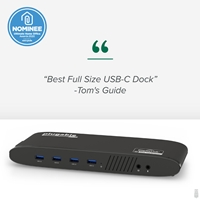 Plugable UD-6950H Universal Dual Monitor 4K USB-A/USB-C DisplayLink Certified Docking Station - Image 8