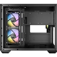 Antec CX600M ARGB Mini-Tower PC Gaming Case, 270 Full-View Tempered Glass, 3x 120mm ARGB LED Fans, USB 3.0, Dust Filters, Tool-Free Installation, Black - Image 7