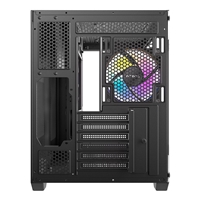 ANTEC CX800 Mid Tower Gaming Case, Black, 270 Full-view tempered glass, 3 x 120mm ARGB reverse fans, 1x USB 2.0 / 1x USB 3.0, ATX, Micro ATX, ITX - Image 5