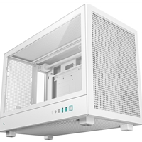 DeepCool CH260 White Micro-ATX Case, High-Airflow Compact PC Case with Tempered Glass Panel, USB-C Port, Supports 360mm Radiator, ATX PSU, Black - Image 5