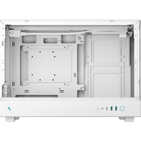 DeepCool CH260 White Micro-ATX Case, High-Airflow Compact PC Case with Tempered Glass Panel, USB-C Port, Supports 360mm Radiator, ATX PSU, Black - Image 7