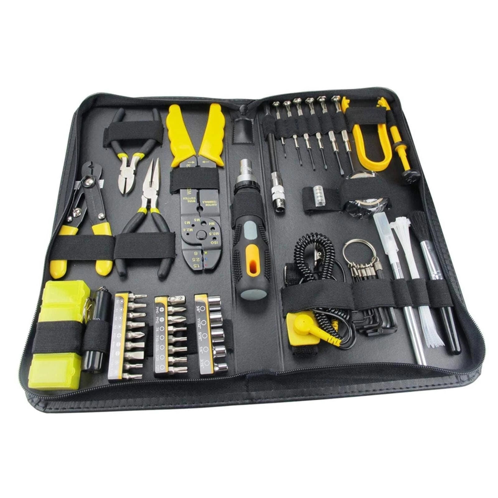 Sprotek 58 Piece Computer & Electronics Repair Tool Kit In A Case, All Tools Are Fully Demagnetized To Protect Your Computers Hard Drive Or Magnetic Media From Damage. - Image 3