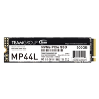 Team MP44L (TM8FPK500G0C101) 500GB NVMe SSD, PCIe Gen4, M.2 Interface, 2280, Read 5000 MB/s, Write 3700 MB/s, 5 Year Warranty