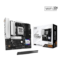 ASRock A620AM Pro RS WiFi AMD Socket AM5 Motherboard, 4x DDR5 Slots, 3x M.2 Socket, 2.5GbE LAN, Wi-Fi 6E, 1x HDMI Port / 1x DisplayPort
