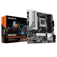 Gigabyte B650M GAMING PLUS WIFI (Rev.1.2) AMD AM5 Socket Motherboard, Micro-ATX, 4x DDR5 Slots, 2x M.2 Socket, Fitted I/O Shield, 2.5GbE LAN, Wi-Fi 6, 2x DisplayPort / 1x HDMI Port