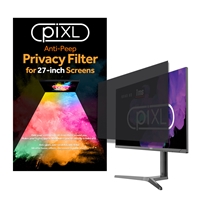 piXL 27 Inch Monitor Security Privacy Screen/ Privacy Filter, Anti-Glare, Anti-Peep, Anti-Static & Blackout