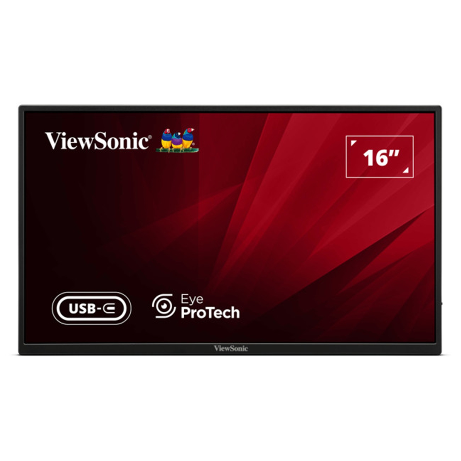Viewsonic VA1650 16 inch USB-C Lightweight Portable IPS Monitor, Full HD, 60Hz, HDMI (v1.4), VESA, Built in Foldable Stand - Image 3