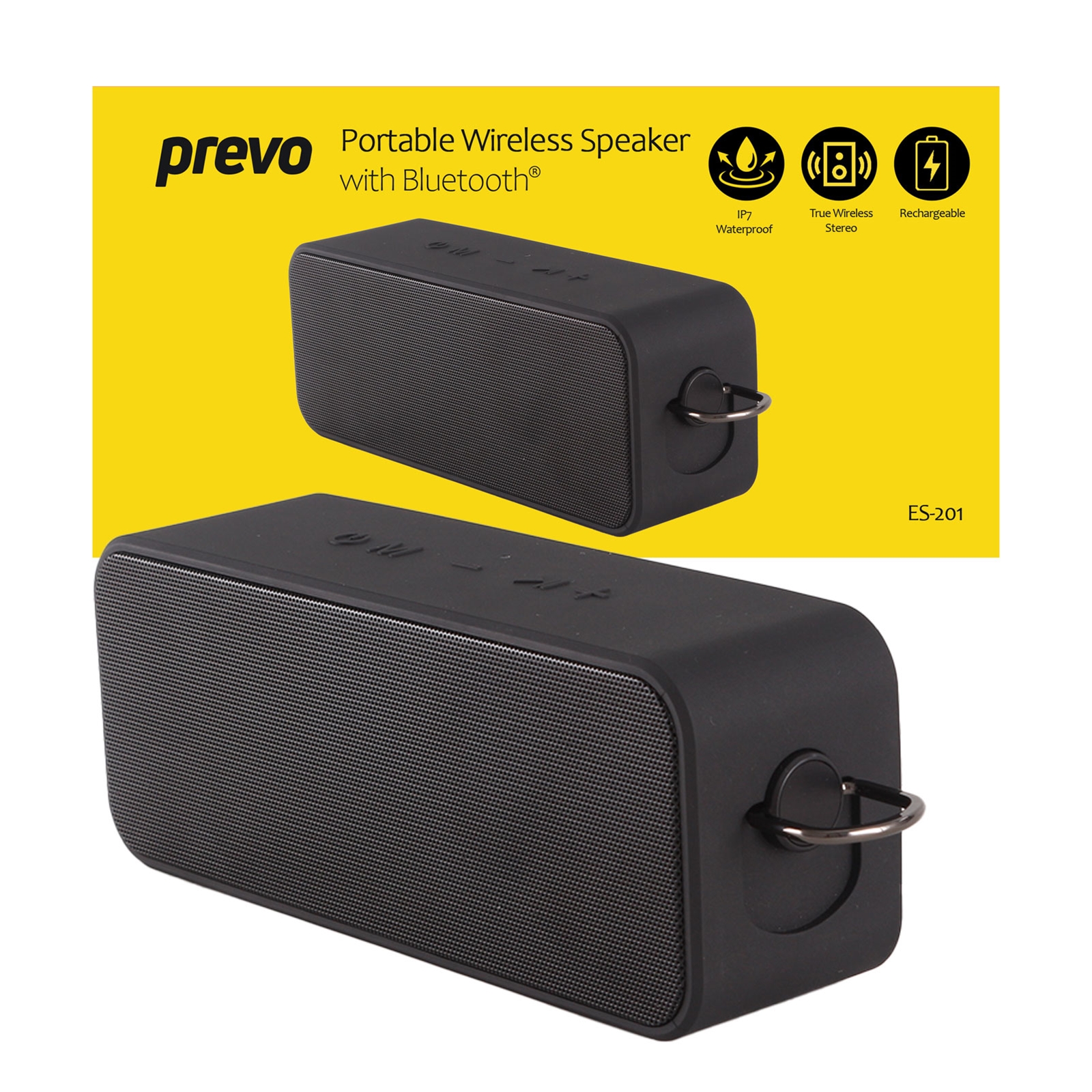 Prevo ES-201 Portable IP7 Waterproof 20W Wireless Speaker with Bluetooth, USB & SD card, Bluetooth 5.3 - Image 3