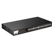 DrayTek VSP1282-K VigorSwitch P1282 24 Port Gigabit POE Smart Managed Switch with 4x 10GbE SFP Ports - Image 8