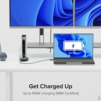 Plugable TBT4-UDZ ThunderBolt 4 Quad Monitor 100W USB-C PD 2.5GbE Docking Station - Image 8