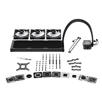 be quiet! Pure Loop 3 LX Liquid CPU Cooler, Universal Socket, 360mm Radiator, 3 x Light Wings LX PWM High Speed, Stylish ARGB cooling block featuring 10 included lighting foils, 3-year manufacurer's warranty. - Image 7