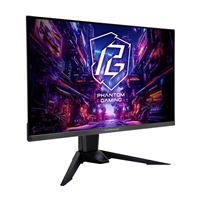 ASRock Phantom Gaming PGO27QFV 27 Inch QHD (2560 x 1440) Flat QD-OLED Gaming Monitor, 360Hz 0.03ms (GTG) Response Time, 2 x HDMI 2.1; 1 x DisplayPort 1.4, 1 x Type-C (DP Alt Mode / PD 15W), Height, Swivel, Tilt Adjustment, Integrated Wi-Fi Antenna - Image 4