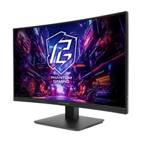 ASRock Phantom Gaming PG27QRT1B 27 Inch QHD (2560 x 1440) Curved 1500R VA Gaming Monitor, 180Hz 1ms (MPRT) Response Time, 2 x HDMI 2.0, 1 x DisplayPort 1.4, 1 x Headphone Out - Image 5