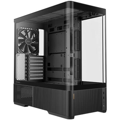 ANTEC Constellation C6 AirAntec Mid-Tower Gaming PC Case - 2 x 120mm PWN Reverse fans, 1 x 140 PWN fan at rear, Curved Glass Desgin with 3-sided Tempered Glas, ATX/Micro-ATX/ITX - Image 2