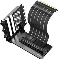 Antec RTX50 PCIe 5.0 Riser Cable with 90 degree Bracket Mount, Black, Designed To Allow Vertical Mounting Of A Graphics Card