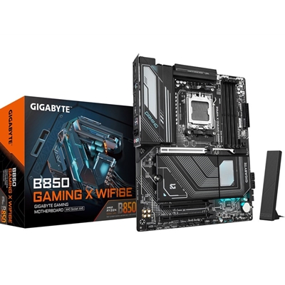 Gigabyte B850 GAMING X WIFI6E AMD AM5 Socket Motherboard, ATX, 4x DDR5 Slots, 3x M.2 Sockets, Fitted I/O Shield, 2.5GbE LAN, Wi-Fi 6E, 1x DisplayPort / 1x HDMI Porta - Image 2