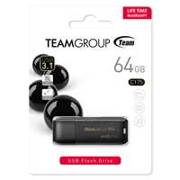 Team C175 64GB USB 3.2 Black USB Flash Drive - Image 4