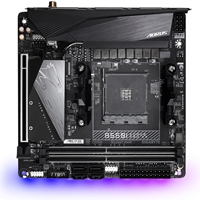 Gigabyte B550I AORUS PRO AX AMD AM4 Socket Motherboard, Mini-ITX, 2x DDR4 Slots, 2x M.2 Sockets, Fitted I/O Shield, 2.5GbE LAN, Wi-Fi 6, 1x DisplayPorts / 2x HDMI Port - Image 6