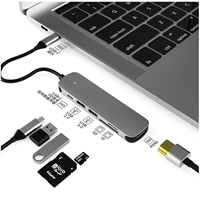 Prevo C605A 6-In-1 USB-C 4K Media and Data Transfer Hub Docking Station with 60W Passthrough, USB-C, HDMI, SD, USB-A for PC, Laptop, Tablet - Windows and Mac iOS Compatible - Image 6