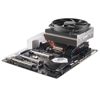 be quiet! Shadow Rock TF 2 Fan CPU Cooler, Universal Socket, Silence-Optimized 135mm PWM Black Cooling Fan, 1400RPM, 5 Heat Pipes, 160W TDP, Space Saving Top-Flow Design - Image 6