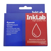 InkLab Cyan Compatible Ink Cartridge, High Yield - Replacement for 604XLC Printers - Image 4