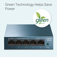 TP-Link LiteWave LS105G 5-Port 10/100/1000Mbps Metal Gigabit Desktop Network Switch - Image 5