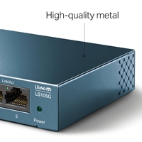 TP-Link LiteWave LS105G 5-Port 10/100/1000Mbps Metal Gigabit Desktop Network Switch - Image 7