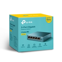 TP-Link LiteWave LS105G 5-Port 10/100/1000Mbps Metal Gigabit Desktop Network Switch - Image 8
