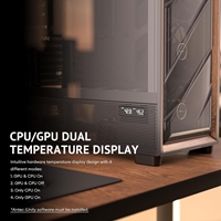 Antec Flux PRO Full Tower Gaming Case, 1 x USB Type-C / 2 x USB 3.0, Tempered Glass Side Window Panel, Multi-Directional Vent Design, 6 x Pre-Installed ARGB LED Fans, E-ATX (=285mm), ATX, Micro-ATX, ITX Compatible - Image 5