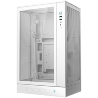 DeepCool CH270 Digital Micro-ATX Case, Mini-Tower PC Case with Tempered Glass Side Panel, USB-C Port, High Airflow Support for 360mm Radiator, ATX PSU, White - Image 5