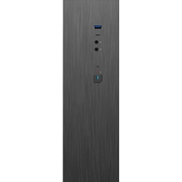 CiT S8i SFF Micro-ATX PC Case - 8.3L Compact Desktop Chassis, Brushed Front, 1 x 80mm Fan, 2 x USB 3.0, TFX PSU Support, Black - Image 5