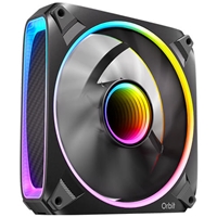 Antec Orbit 120 ARGB 120 mm PWM Fan Triple Pack - 120 mm x 28 mm, Fluid Dynamic Bearing, 200-2000 RPM, 66.72 CFM, aRGB Lighting, Anti-Vibration Pads - Image 8