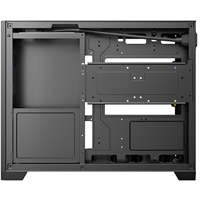 Antec FLUX M Mini Tower Gaming Case, 1 x USB Type-C / 1 x USB 3.0, Tempered Glass Side Window Panel, Vertical Airflow Design, 3 x Pre-Installed RGB LED Fans & 3 PWM Reverse Fans, Micro-ATX, ITX Compatible - Image 8