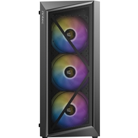 Antec AX67 ARGB Mid-Tower Gaming Case, 1 x USB 3.0 / 2 x USB 2.0, Tempered Glass Side Window Panel, High Airflow Mesh Front Panel, 4 x Pre-Installed ARGB LED Fans, ATX, Micro-ATX, ITX Compatible - Image 5