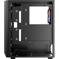 Antec AX67 ARGB Mid-Tower Gaming Case, 1 x USB 3.0 / 2 x USB 2.0, Tempered Glass Side Window Panel, High Airflow Mesh Front Panel, 4 x Pre-Installed ARGB LED Fans, ATX, Micro-ATX, ITX Compatible - Image 7