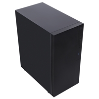 CIT Silent ES Black Mid-Tower Low Noise Computer Case with 2 x 120mm PWM Cooling Fans Included Sound Dampening Material - Image 6