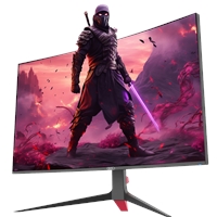 piXL CM32GF5 32 Inch 165Hz HDR Full HD Curved Gaming Monitor with AMD FreeSync & Nvidia G-Sync, 1920 x 1080 Resolution, 1ms Response Time, DisplayPort, HDMI & VESA Mount - Image 4