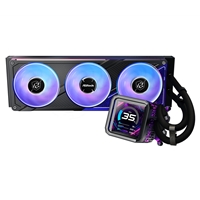 ASRock Phantom Gaming 360 LCD AIO Liquid CPU Cooler, 360mm Radiator, Triple 120mm PWM ARGB Fans, LCD Display, Intel LGA1700/1851 & AMD AM5/AM4 Compatible - Image 5