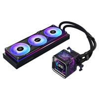 ASRock Phantom Gaming 360 LCD AIO Liquid CPU Cooler, 360mm Radiator, Triple 120mm PWM ARGB Fans, LCD Display, Intel LGA1700/1851 & AMD AM5/AM4 Compatible - Image 7