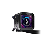 ASRock Phantom Gaming 360 LCD AIO Liquid CPU Cooler, 360mm Radiator, Triple 120mm PWM ARGB Fans, LCD Display, Intel LGA1700/1851 & AMD AM5/AM4 Compatible - Image 8