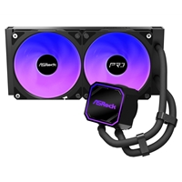 ASRock Pro 240 ARGB AIO Liquid CPU Cooler, 240mm Radiator, Dual 120mm PWM Fans, Addressable RGB, Intel LGA1700/1851 & AMD AM5/AM4 Compatible - Image 5
