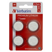 Verbatim (49535) CR2450 Battery Lithium 3V 4 Pack - Image 5